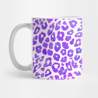 Purple watercolor Leo print Mug